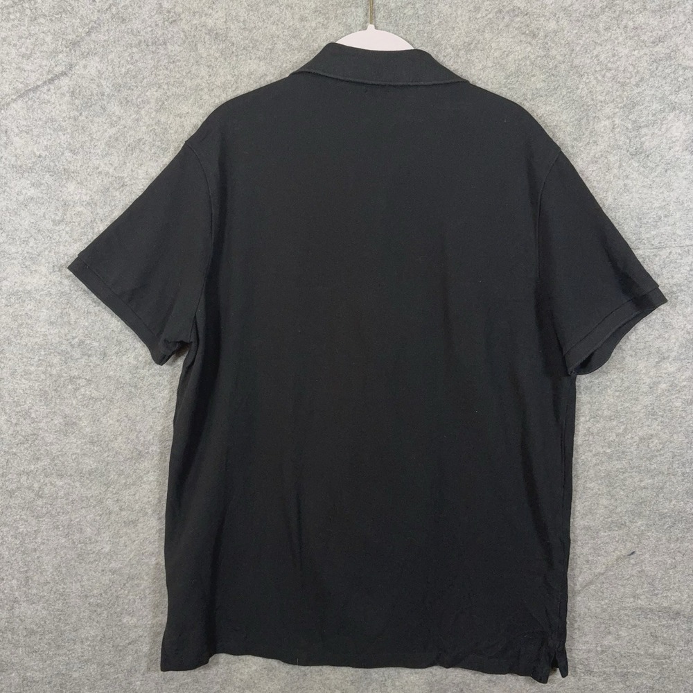 Polo Ralph Lauren Big Pony Polo Shirt Mens XL Black Crest Logo Slim Fit - Picture 3 of 8